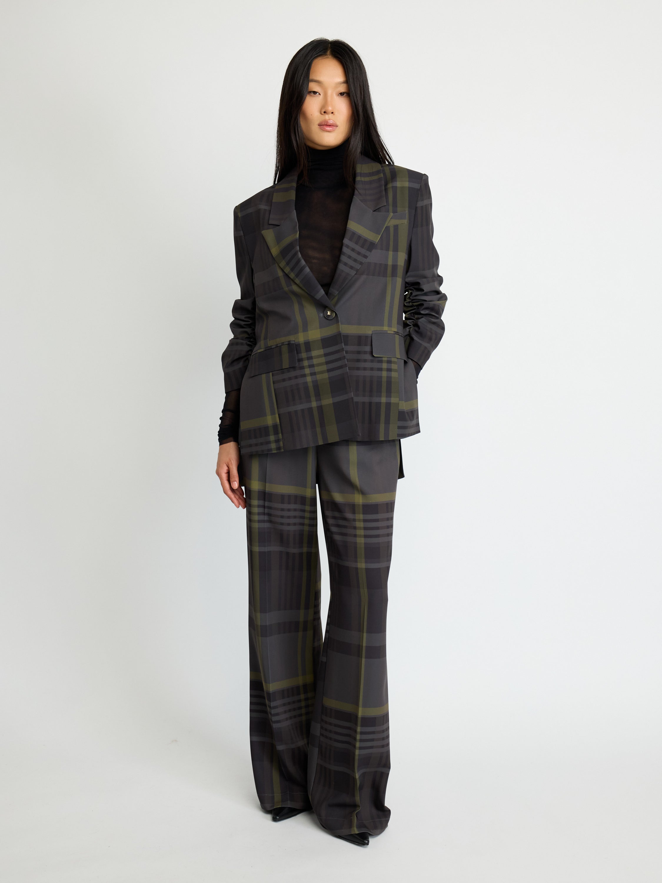 Checked Trousers