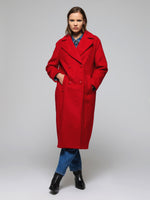 Oversized wool coat