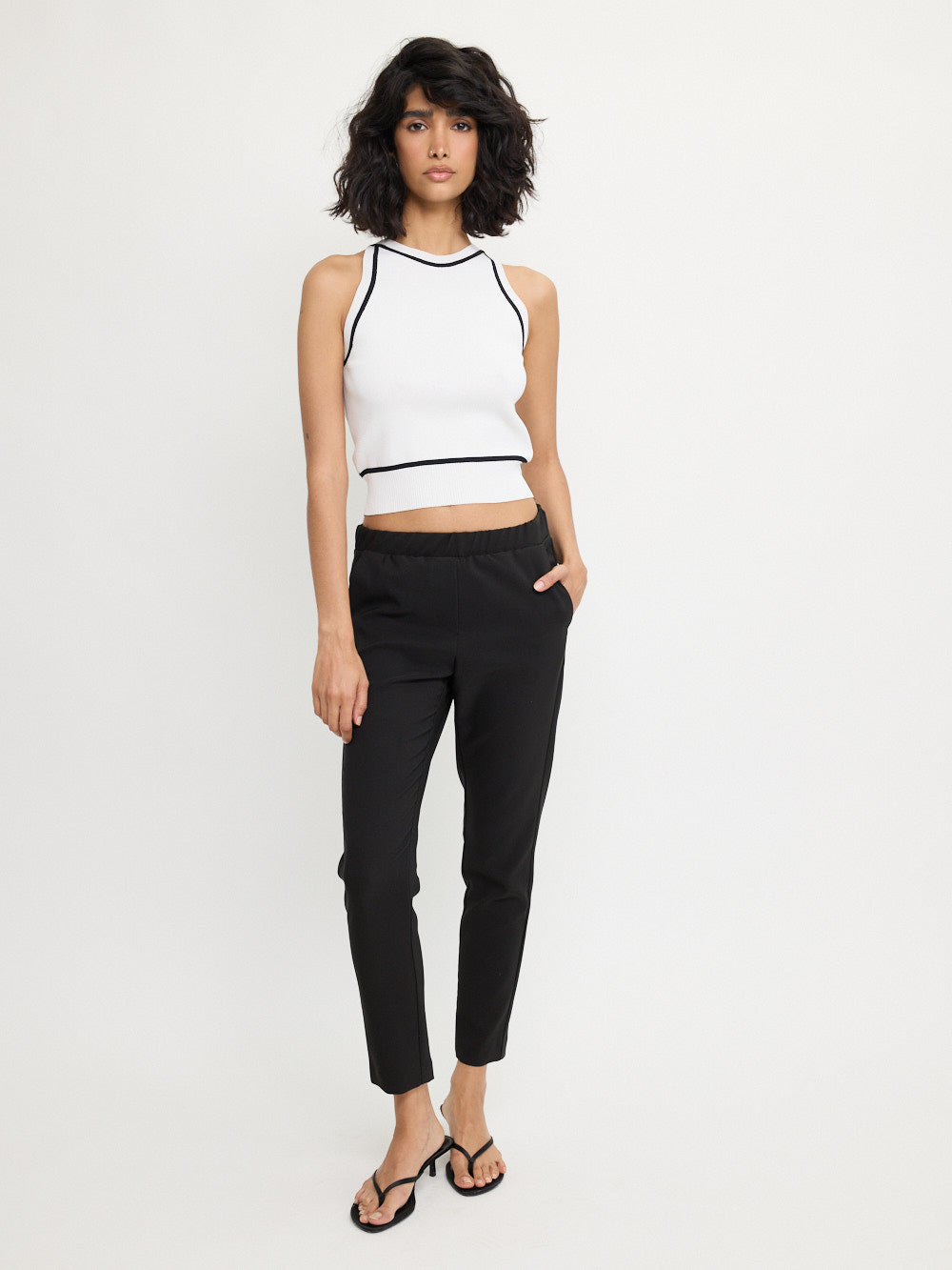 Pantalon Elastic Noir