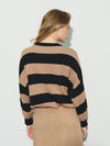 Striped crewneck sweater