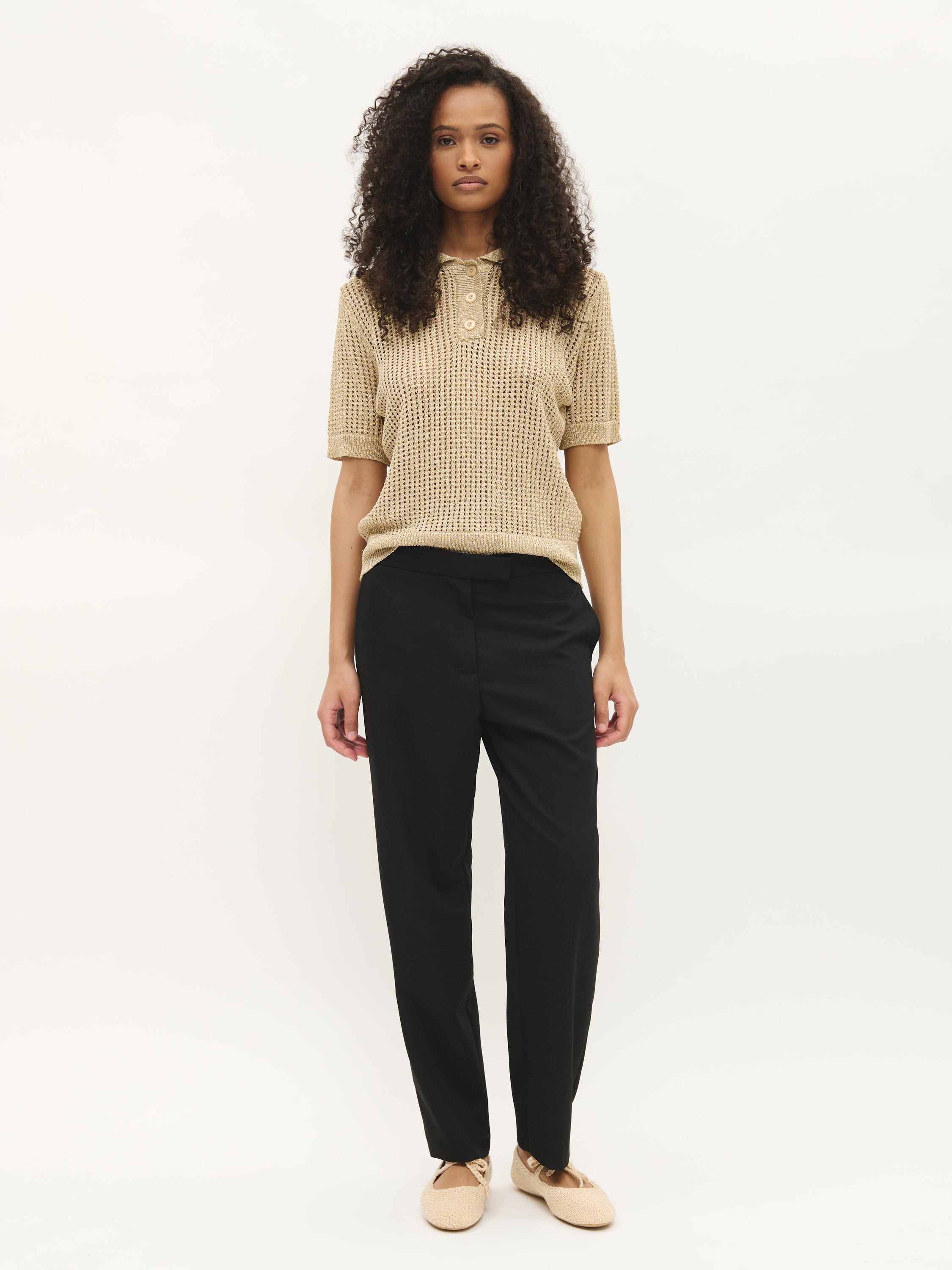 Straight Leg Slacks