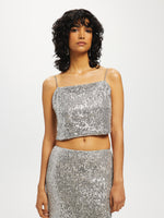 Haut court à sequins