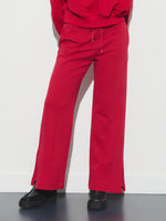 Pantalon de survêtement large rouge