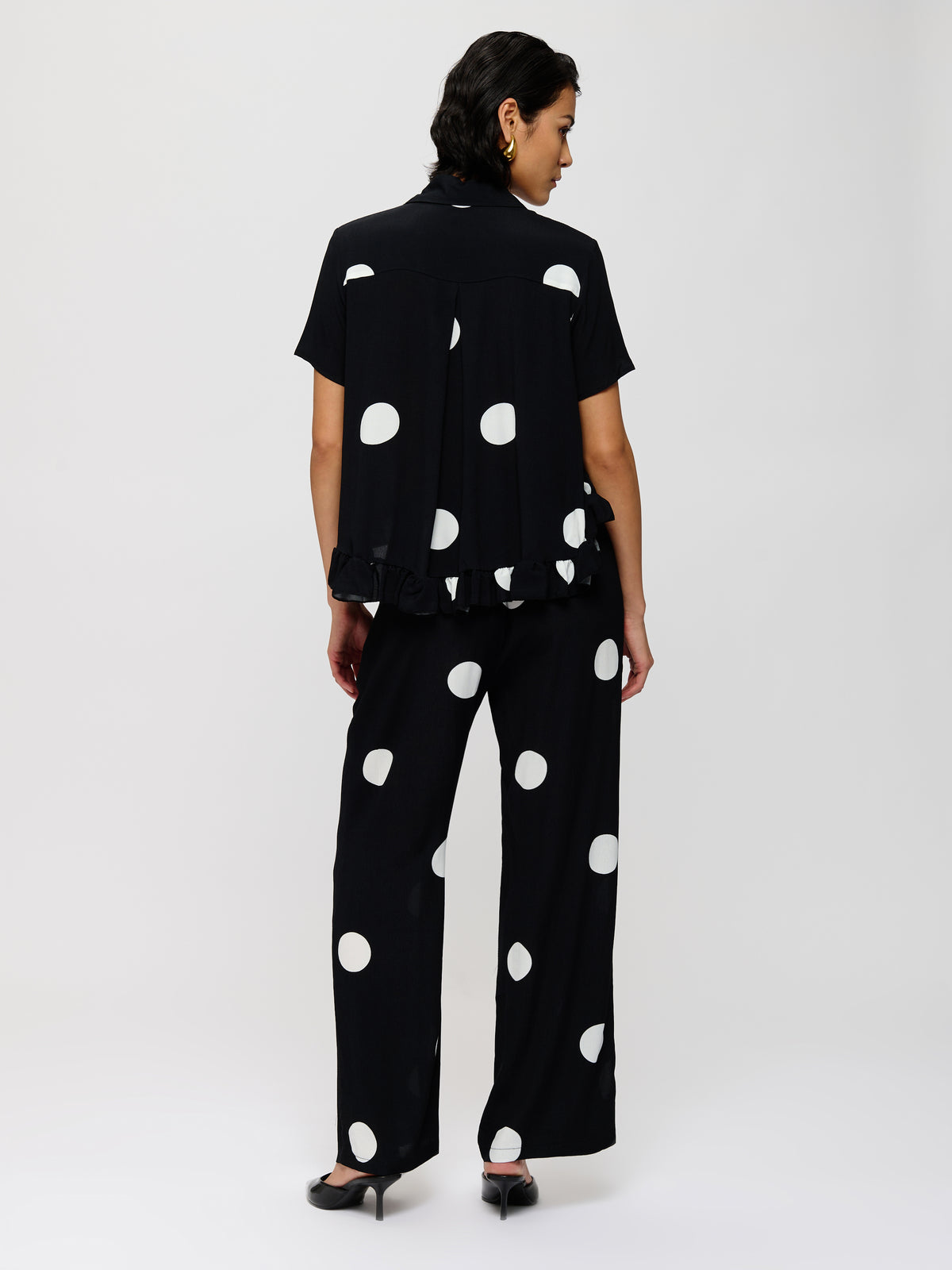 Flowy Polka Dot Trousers