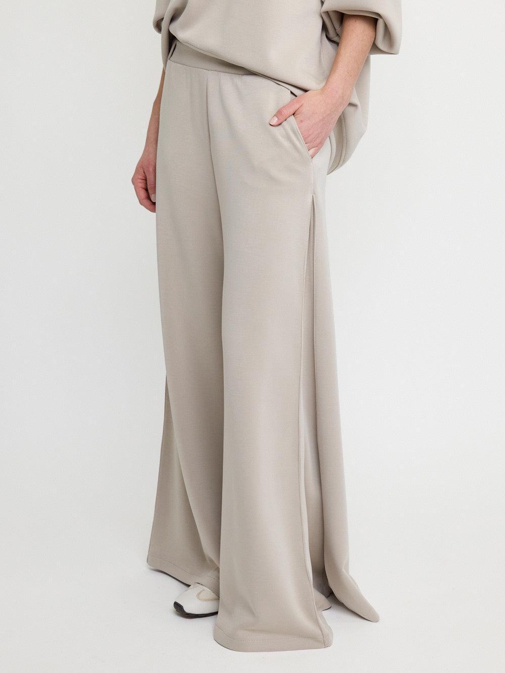 Pantalon souple à jambes larges