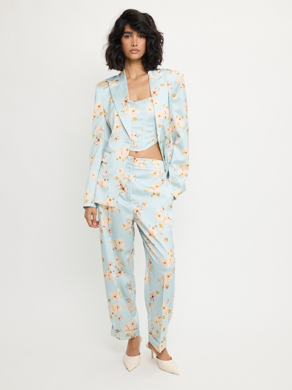 Botanical tailored Pants Turn Up