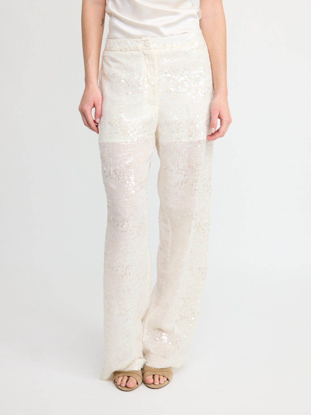 Pantalon à paillettes pour les jambes