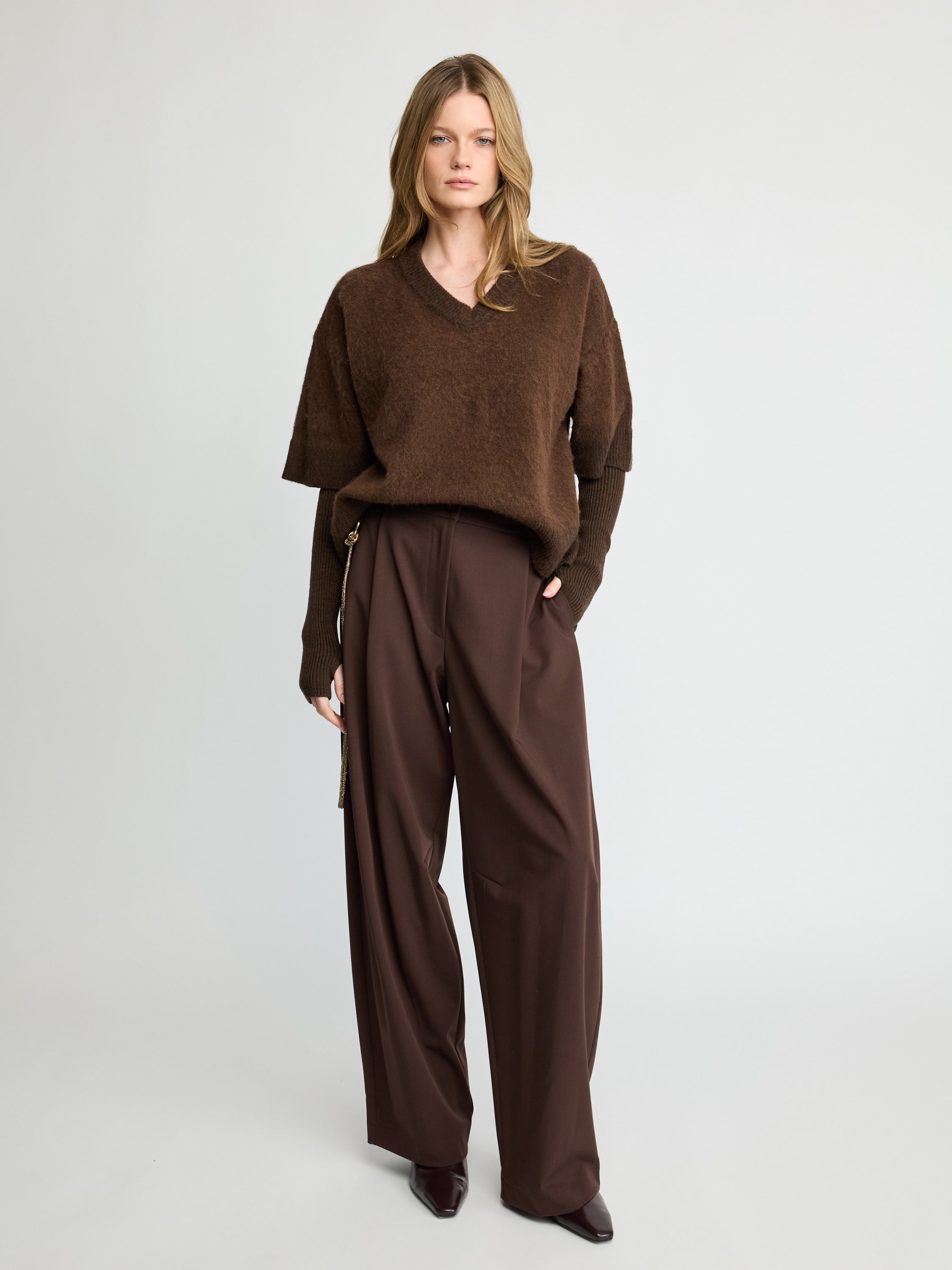 Tailored Wide-Leg Pant
