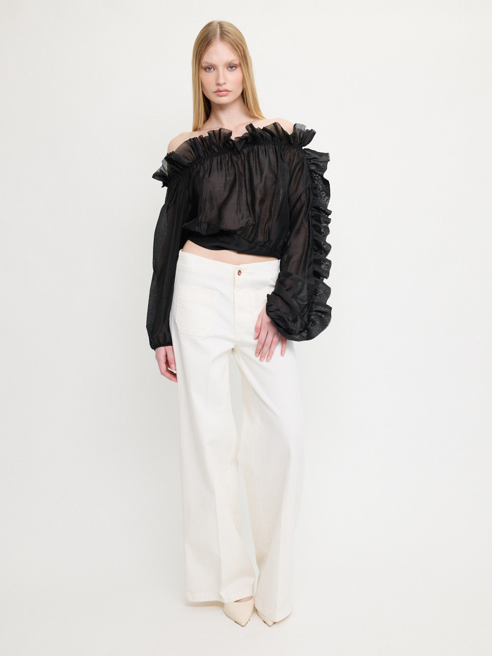 Pantalon droit poches avant