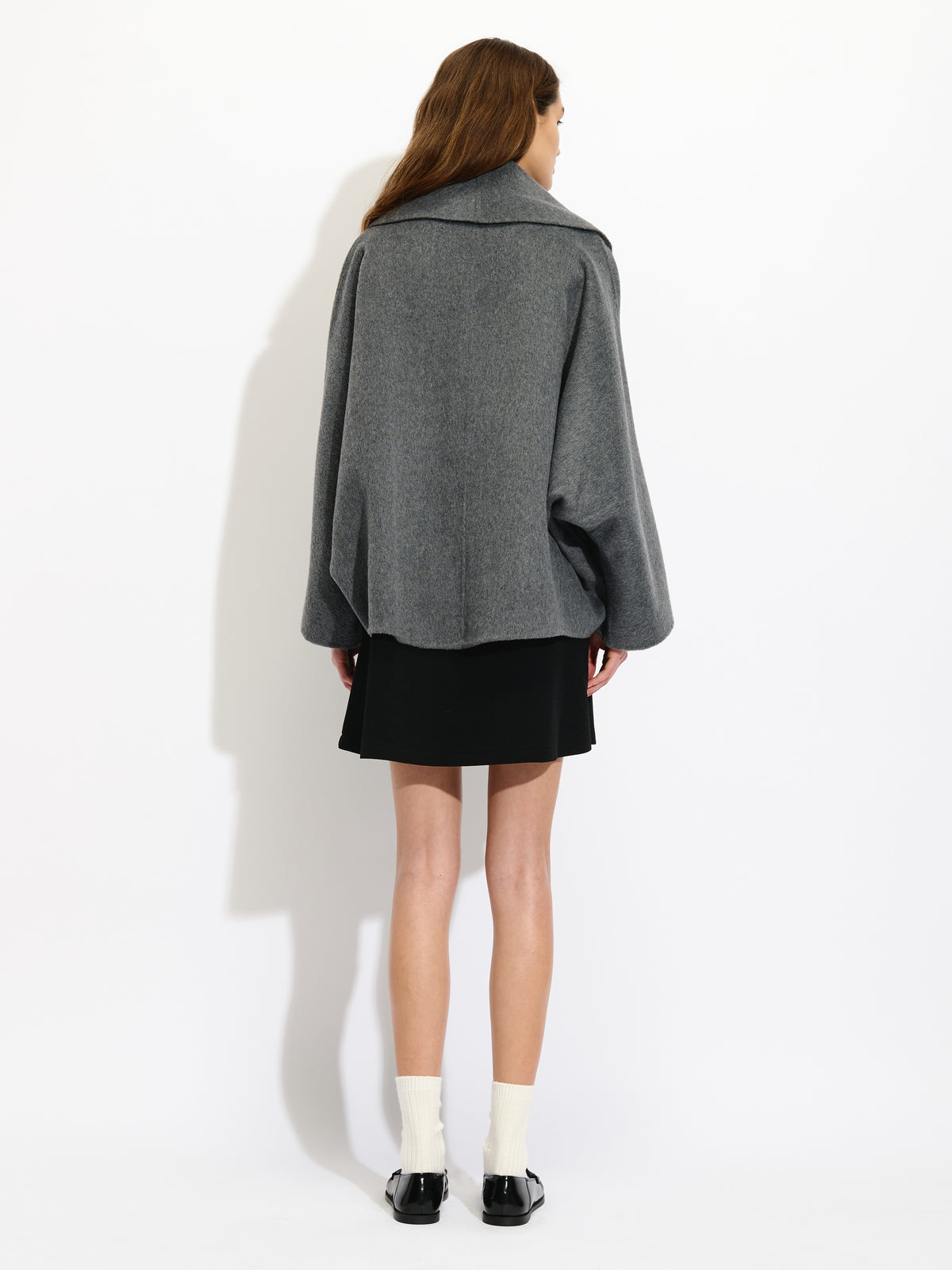 Wool Blend Short Coat