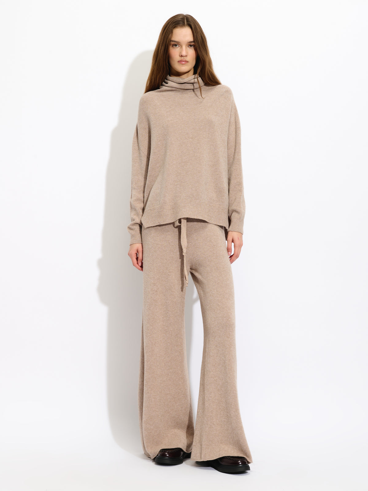 Knit Wide Leg Pants