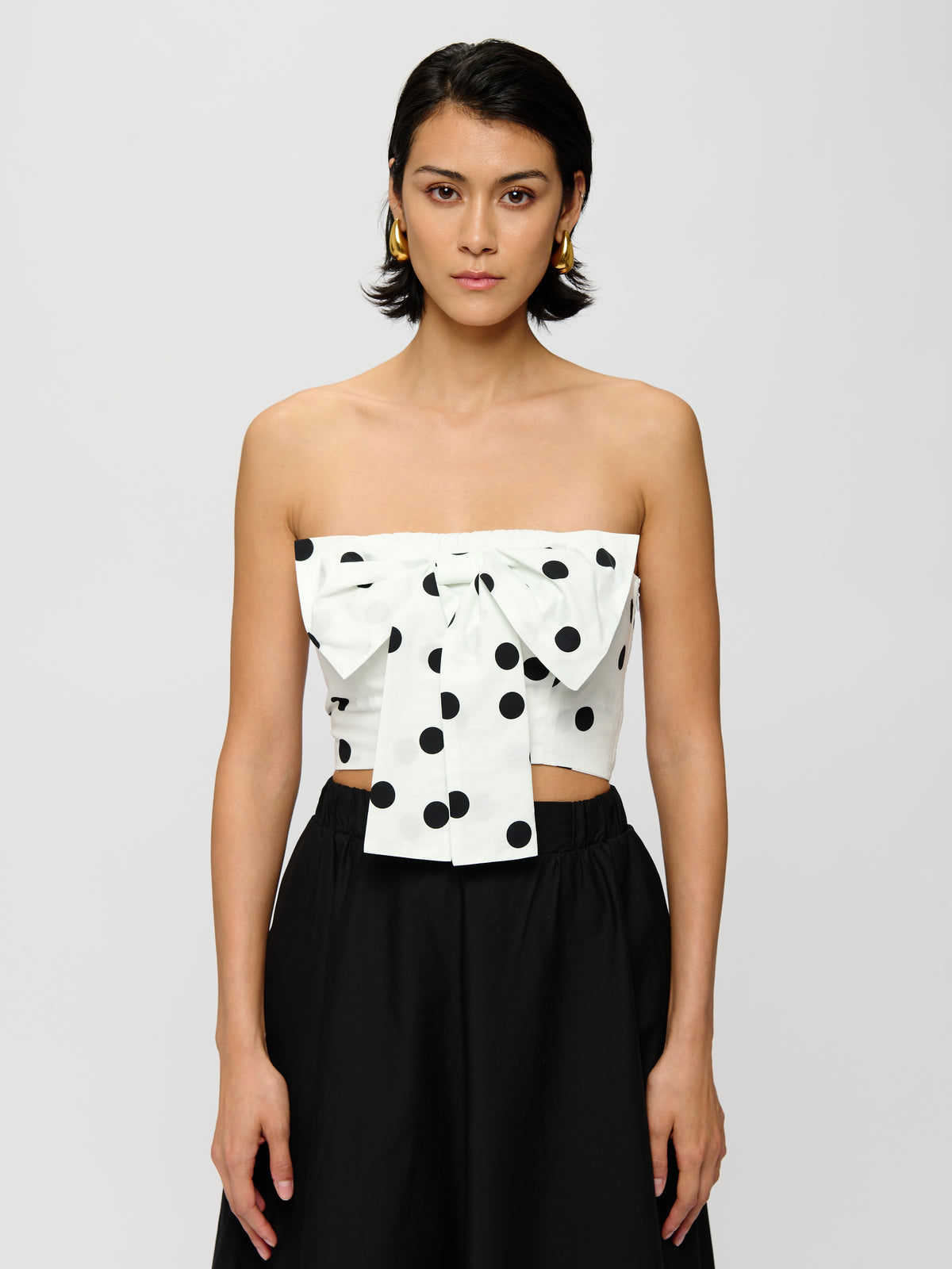 Bow Polka Dot Top