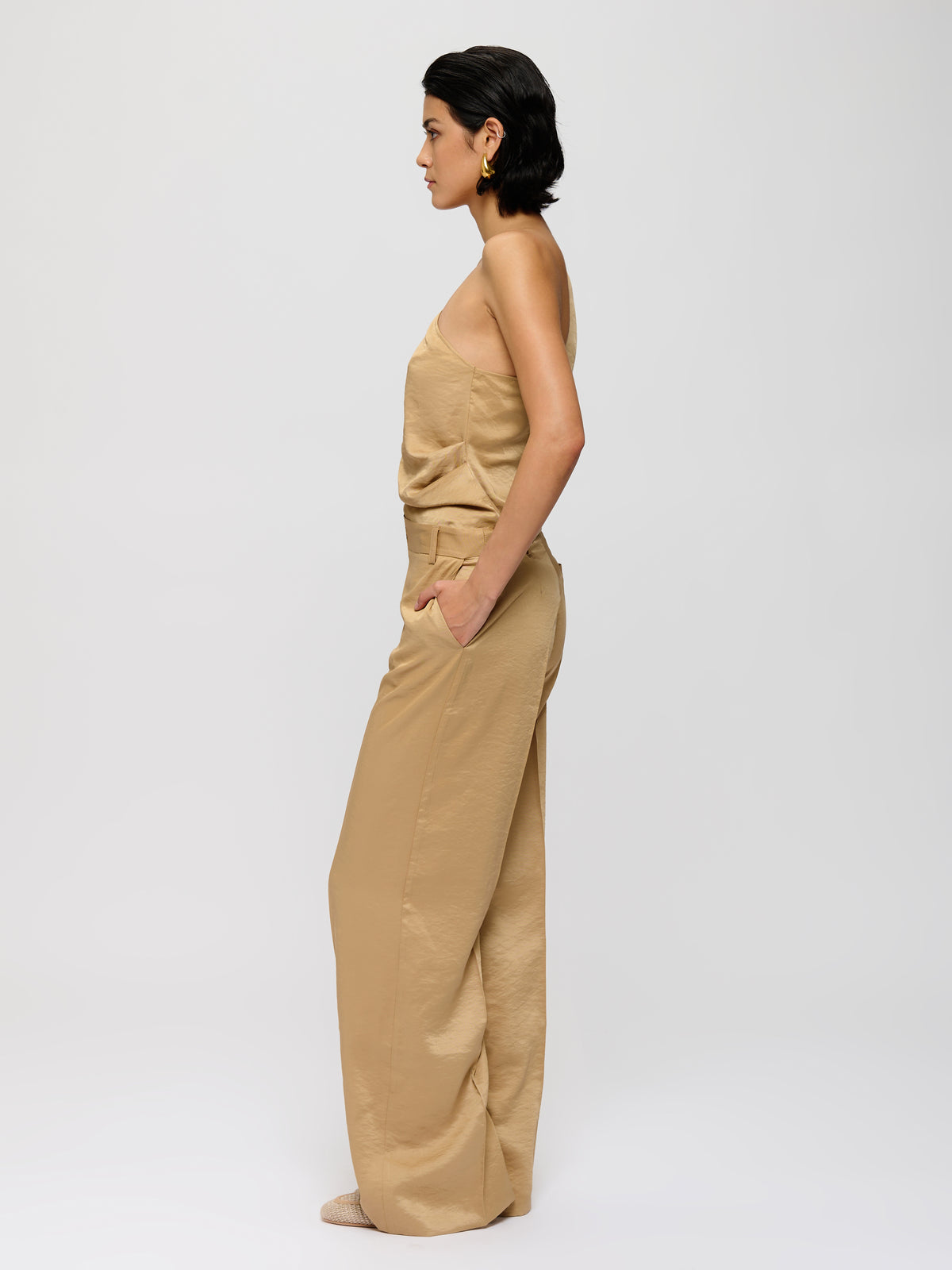 Textured Tailored Trousers