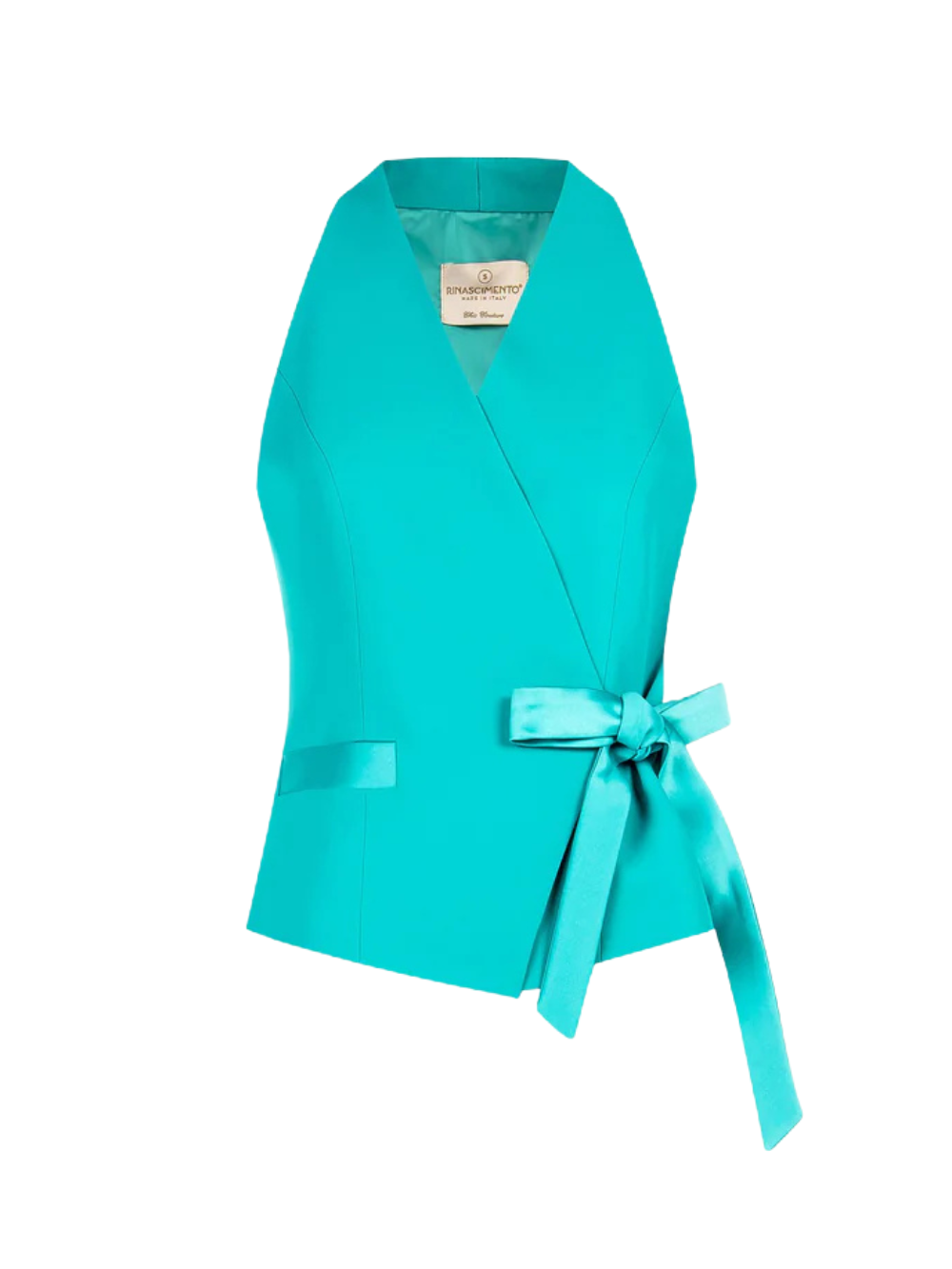 Wrap Waistcoat Bow Detail