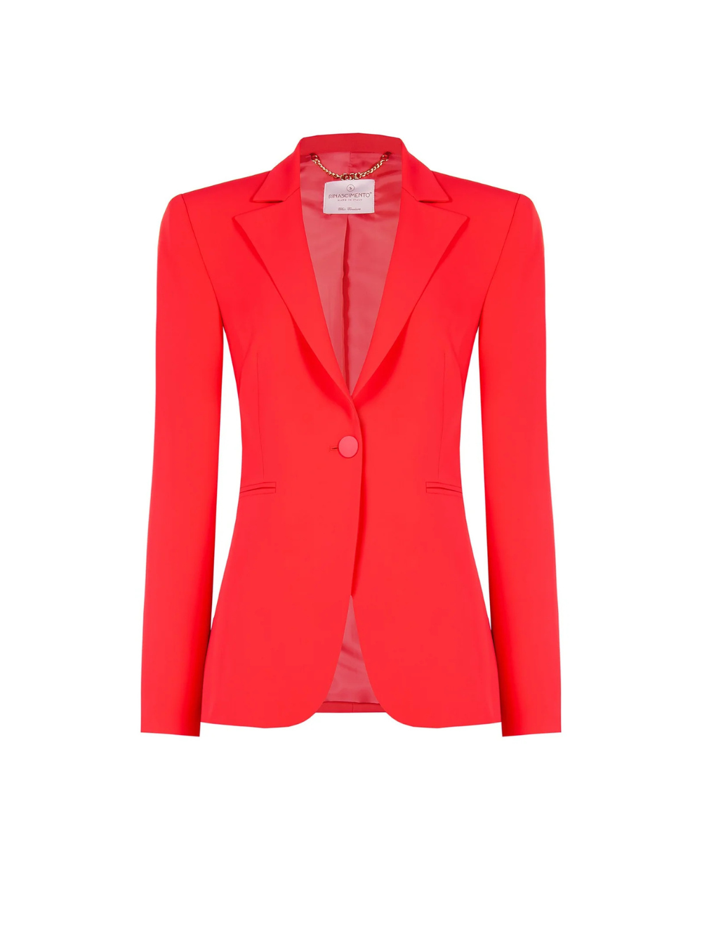 Tailored Red Blazer
