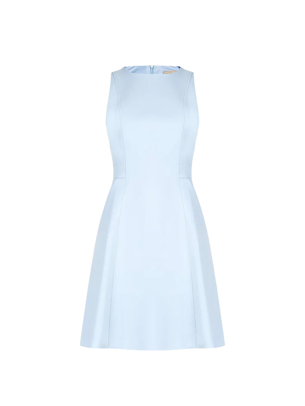 Robe midi trapèze sans manches