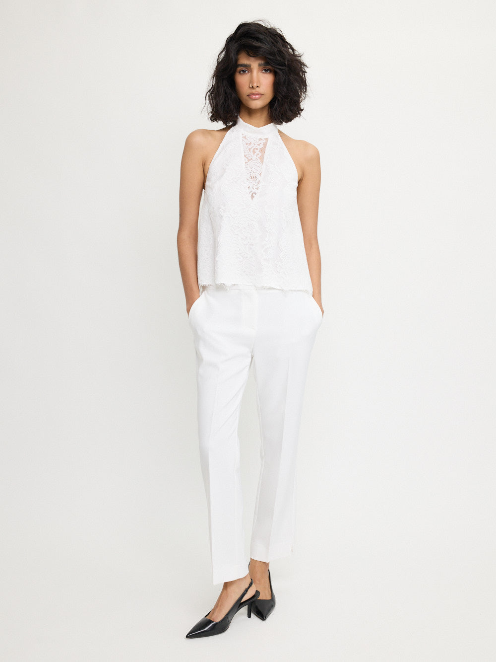 Tailored Trousers clean hight waisted Off