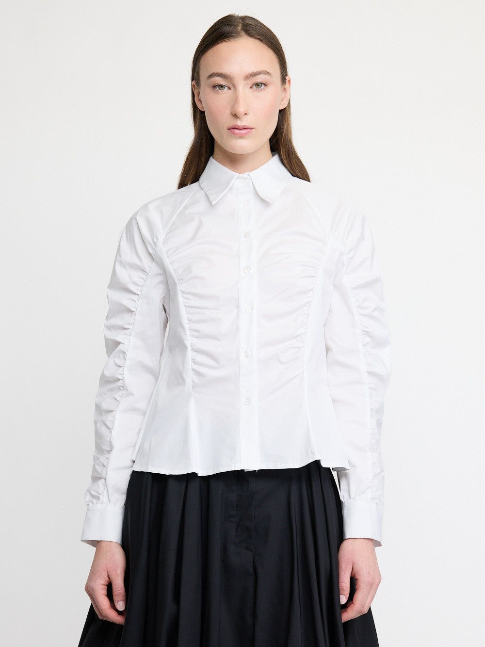 Chemise à manches longues boutonnée