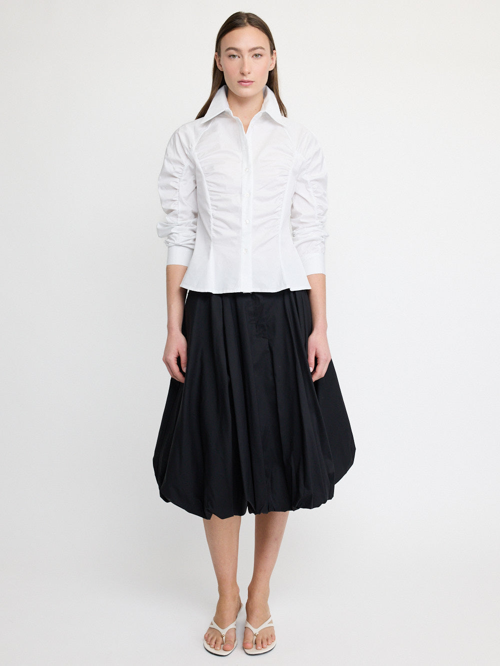 Chemise à manches longues boutonnée