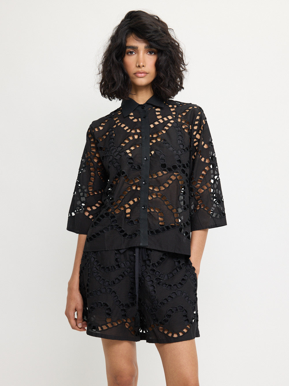 Embroidered Chain Shirt