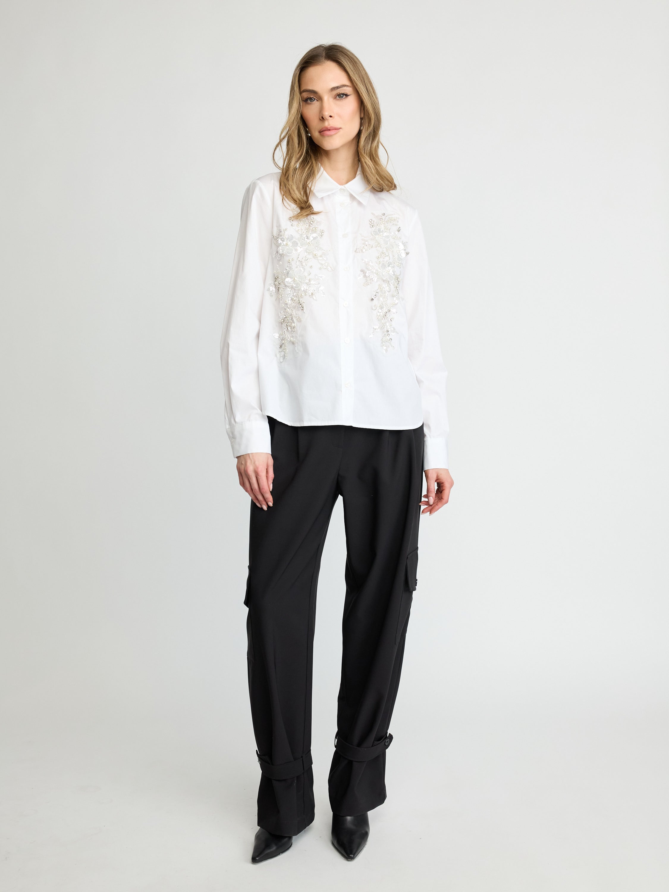 Floral Embellished Shirt