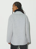 Wool blend grey jacket