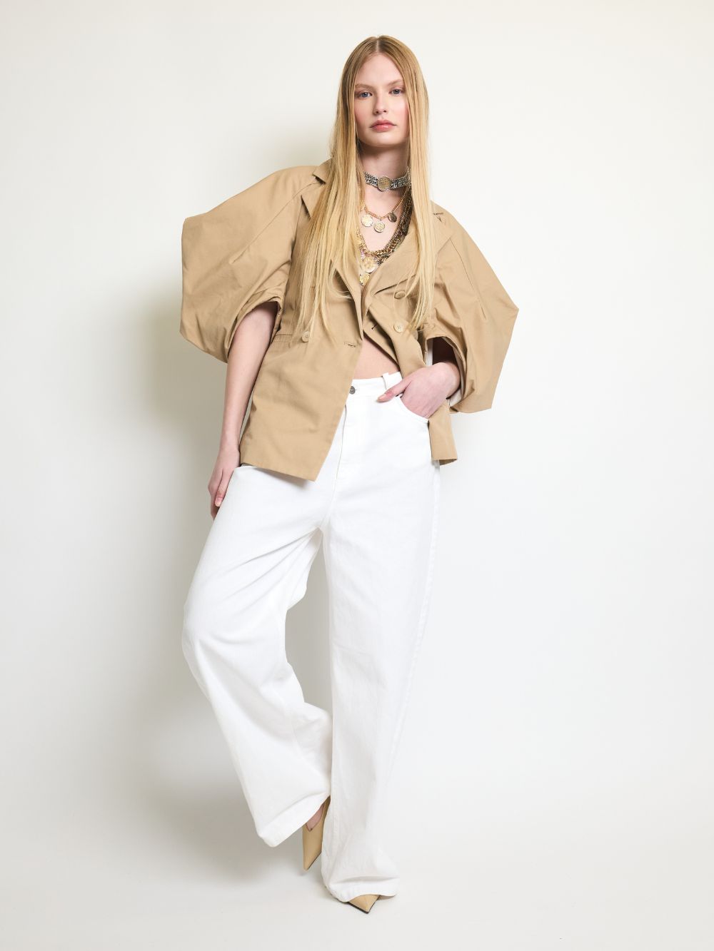 Pantalon Jambes Larges