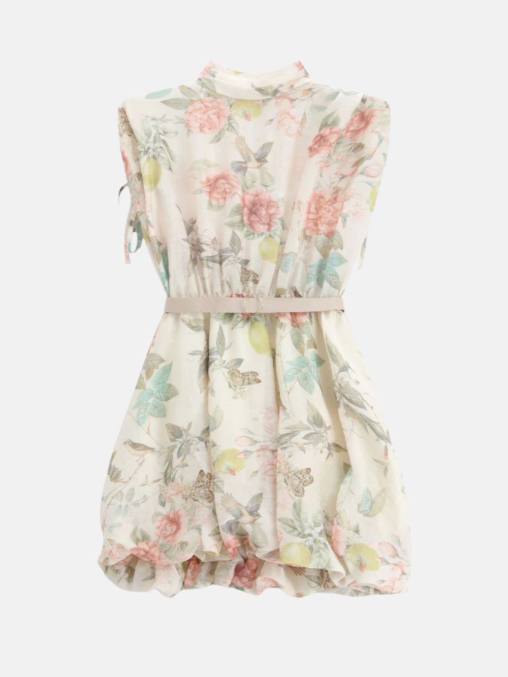 Botanical Print Mini Dress