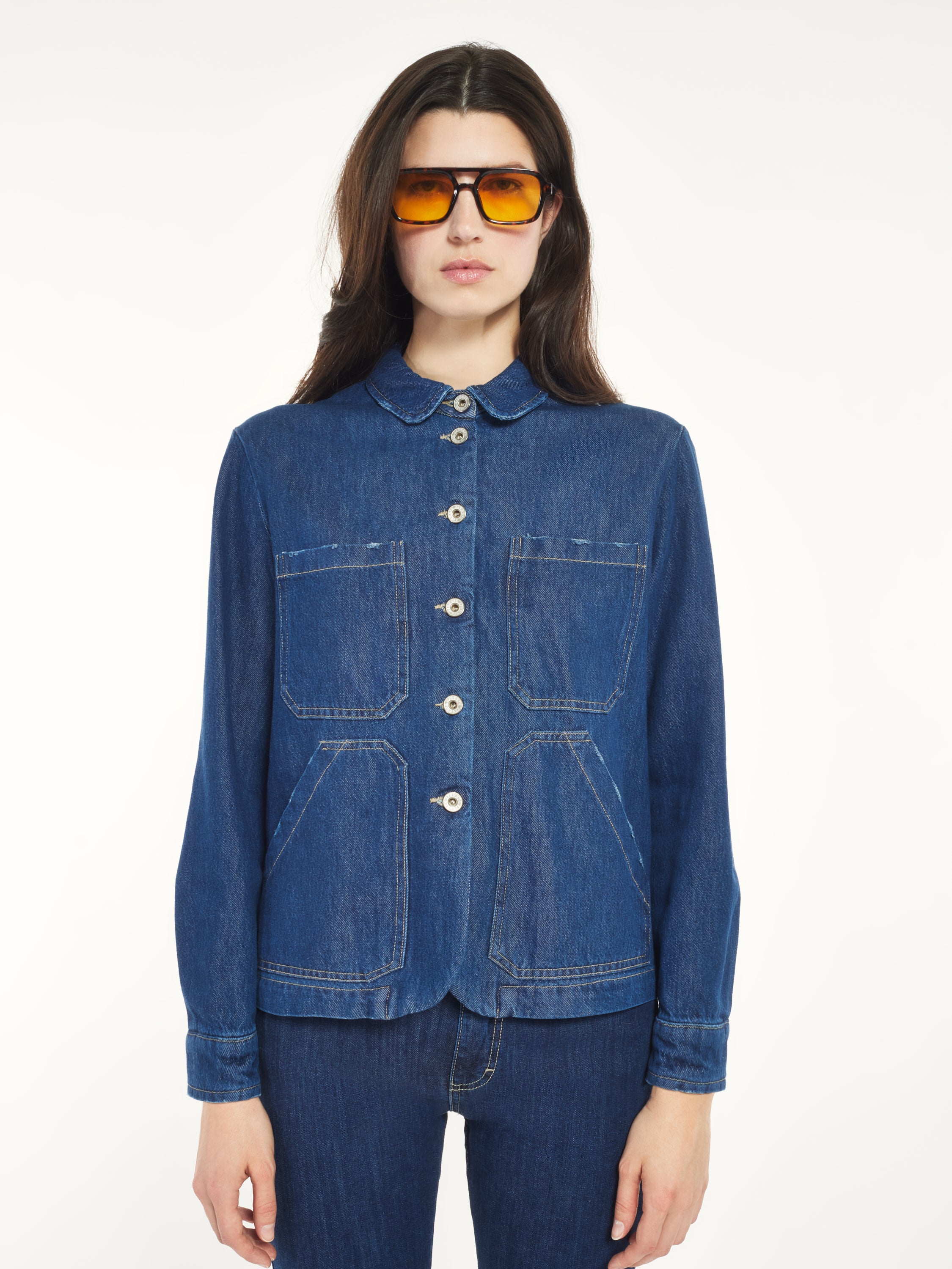 Distress Denim Jacket