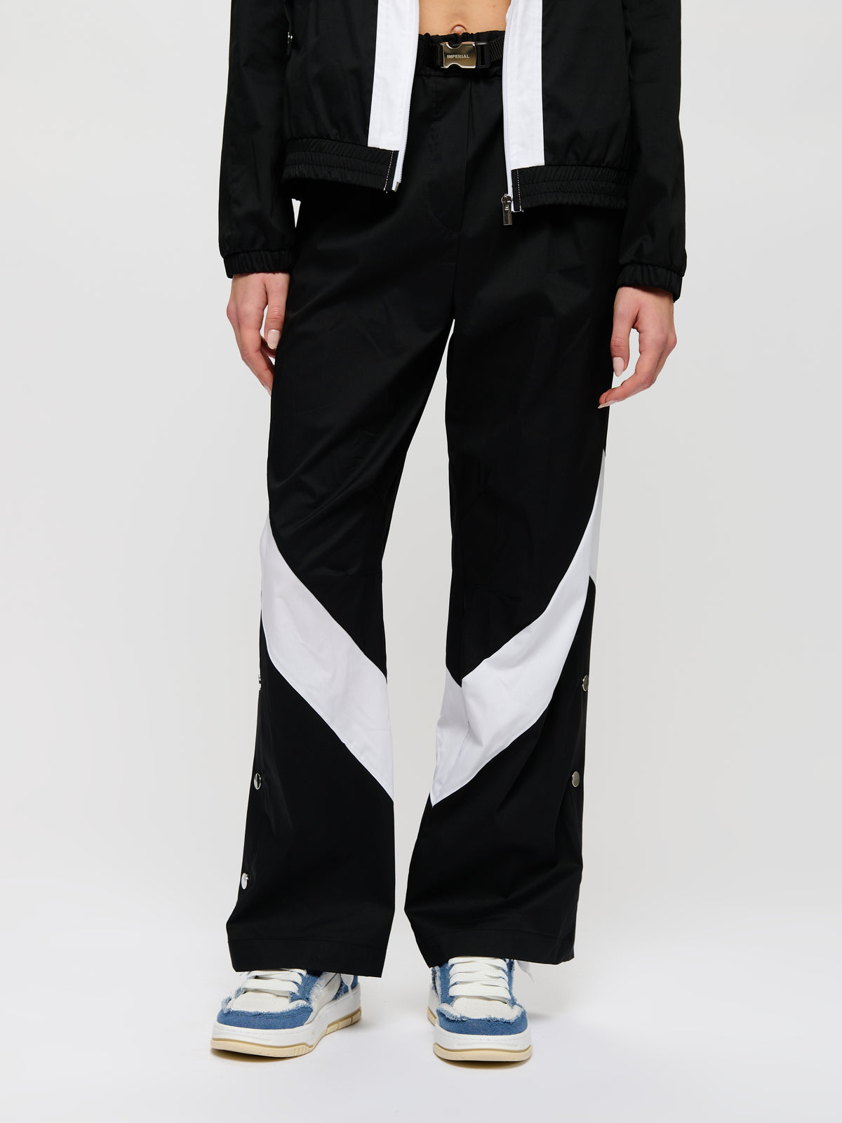 Pantalon de survêtement large à ceinture