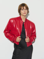 Red motto jacket
