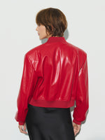 Red motto jacket