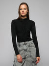Ruffle detail top