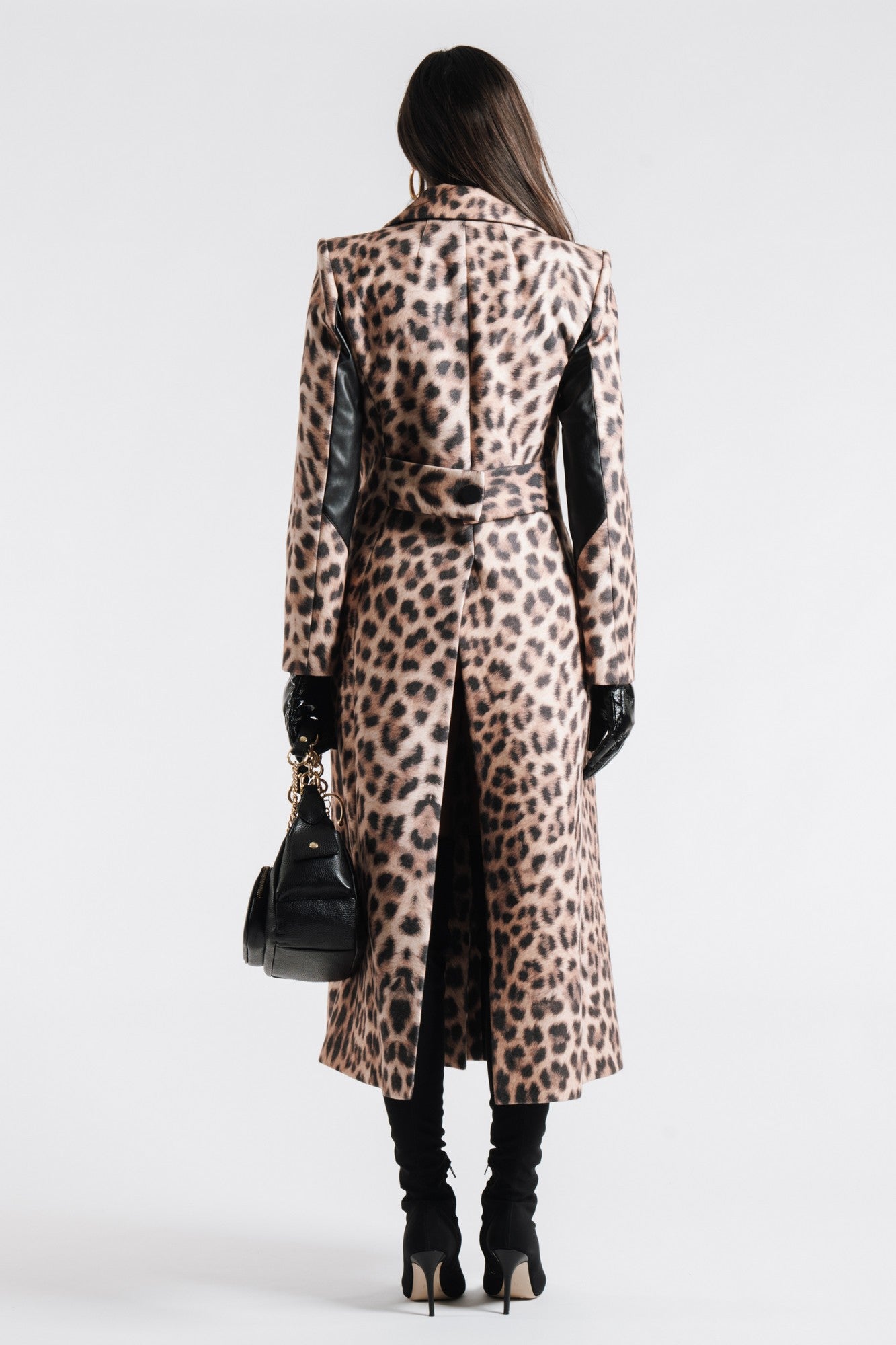 Manteau à imprimé léopard