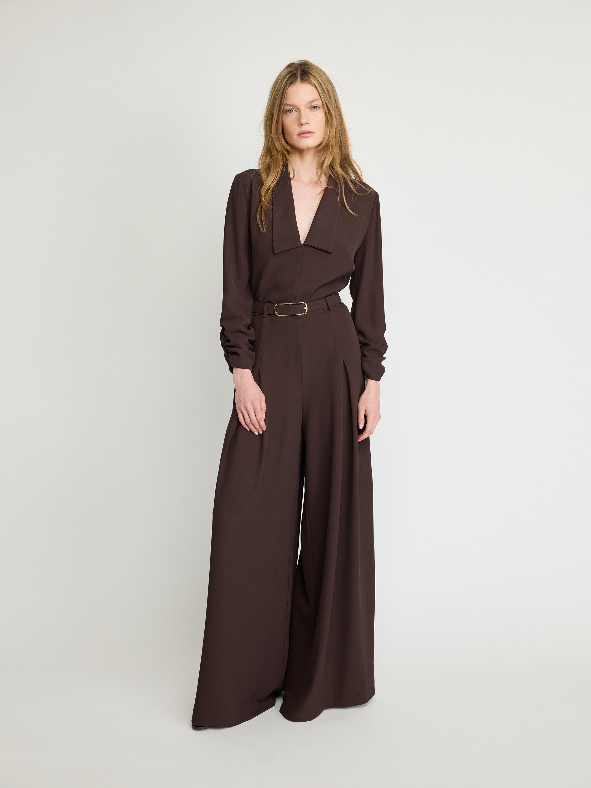 Tailored Belted Jumpsuit
