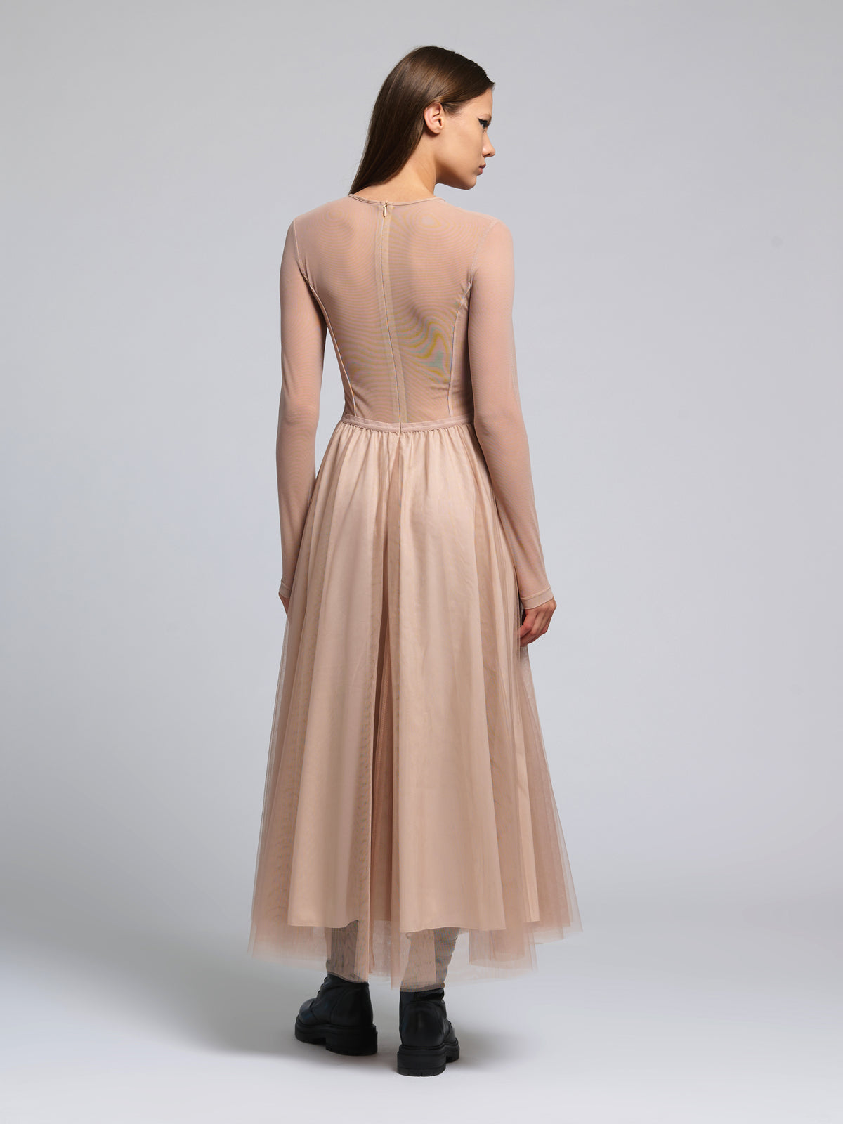 Tulle maxi dress