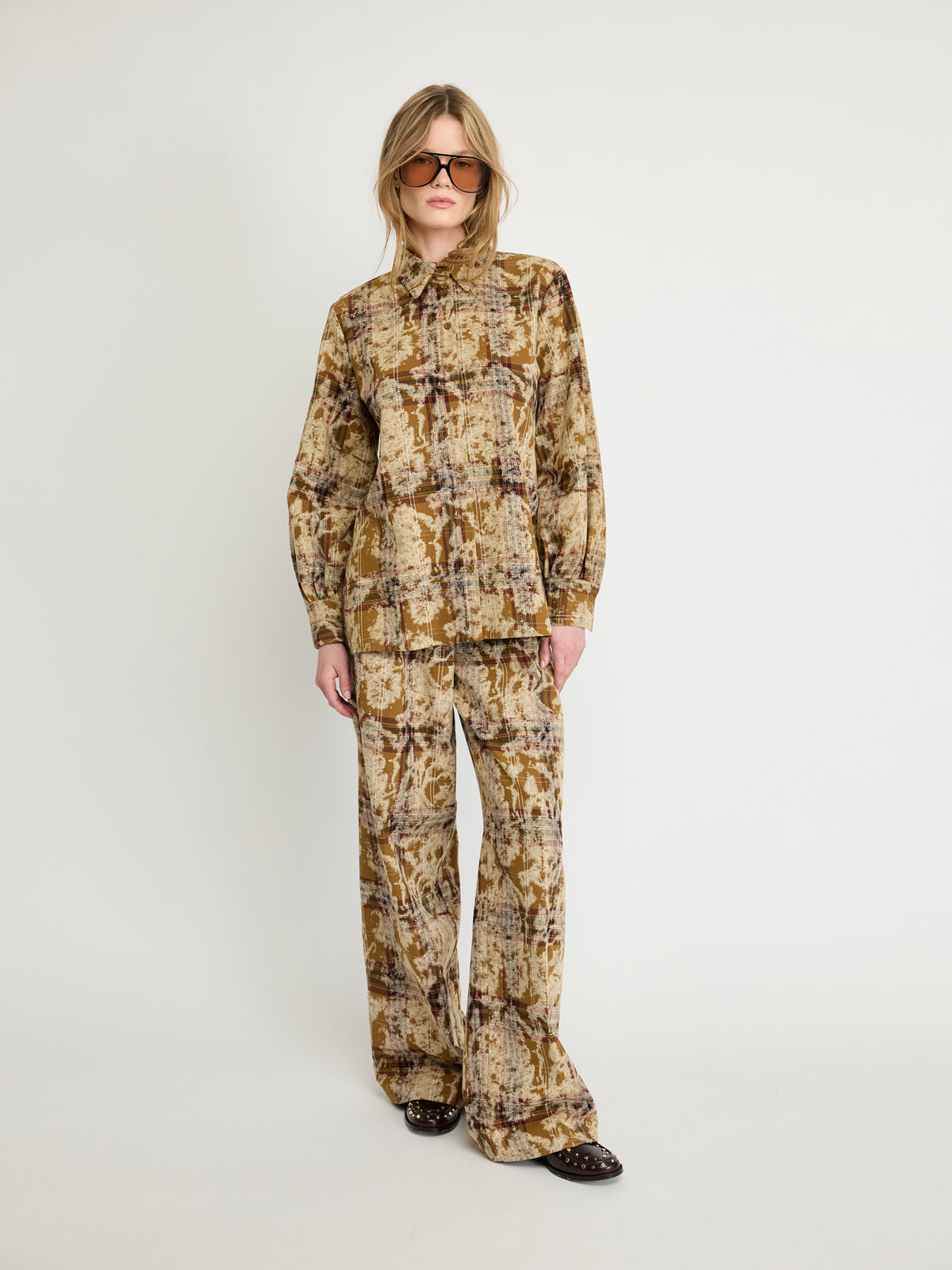 Abstract Print Shirt - Maska