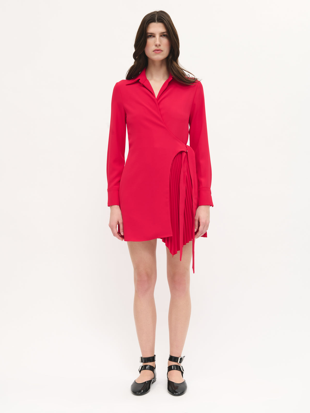 Asymmetrical Pleated Dress - Maska
