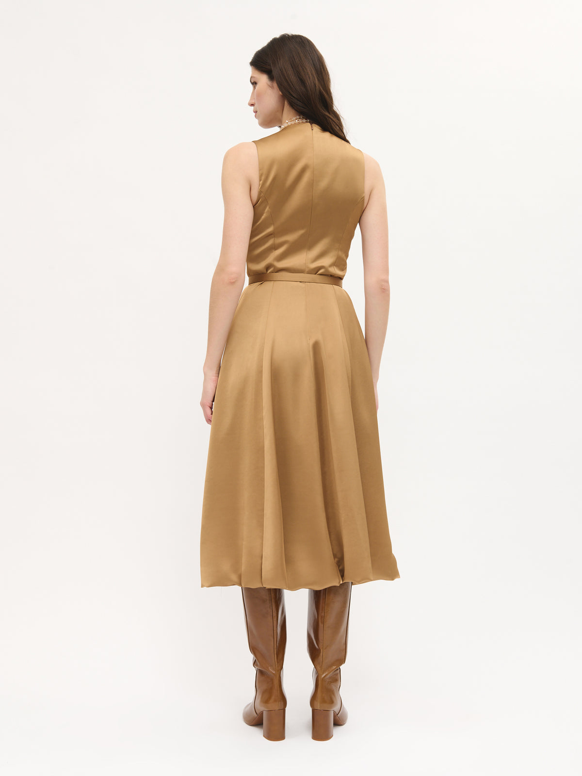 Belted Balloon Dress - Maska