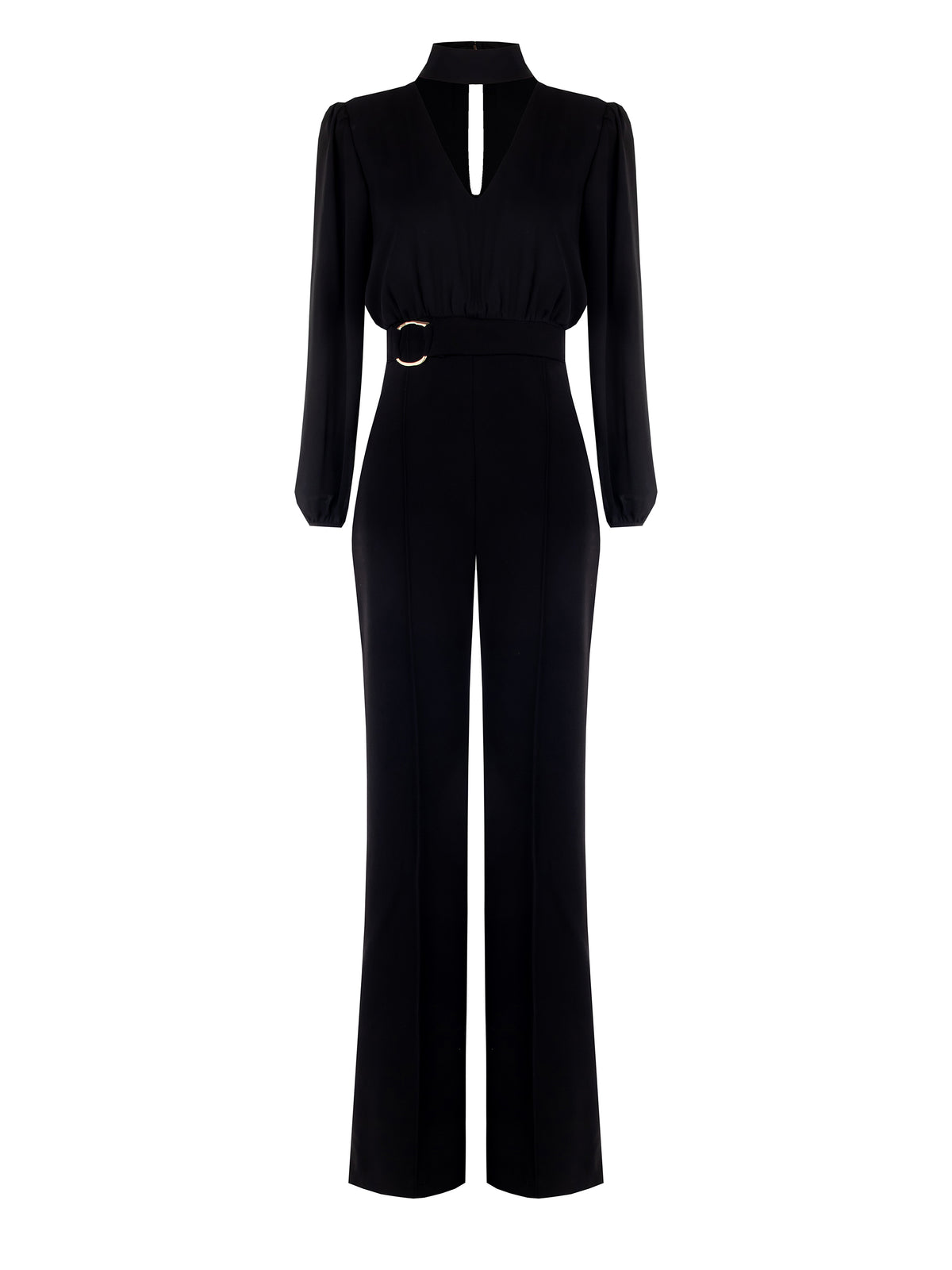 Black Jumpsuit with Buckle - Maska