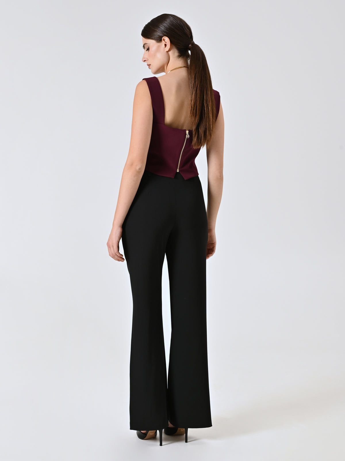 Black Trousers in Cady - Maska