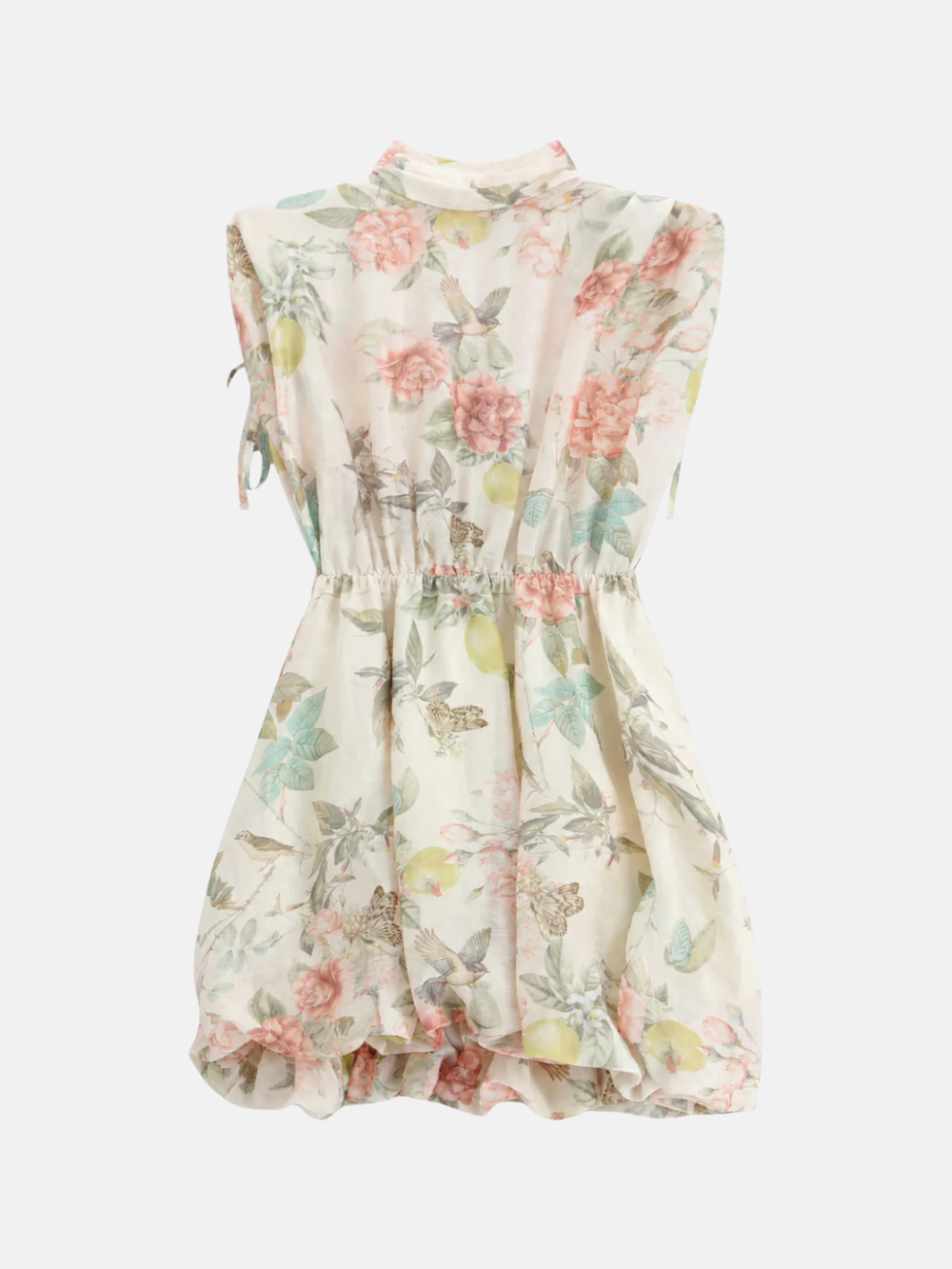 Botanical Print Mini Dress