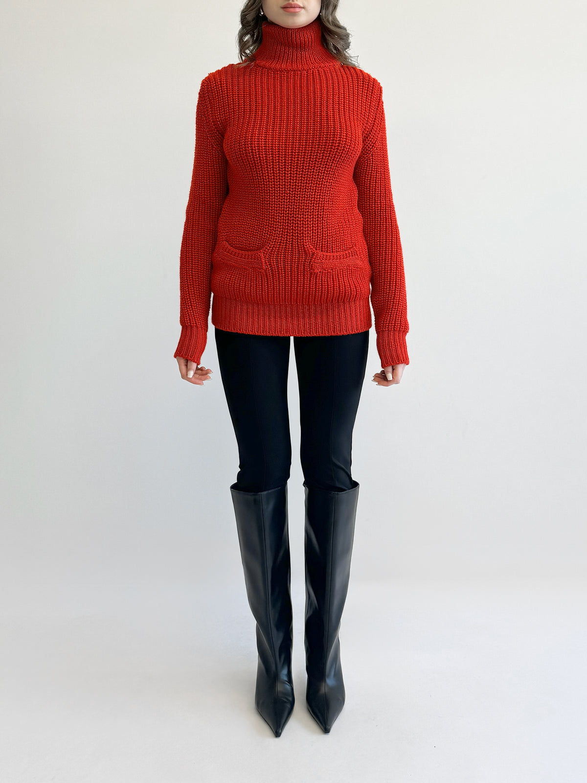 Chunky Mock Neck Sweater - Maska