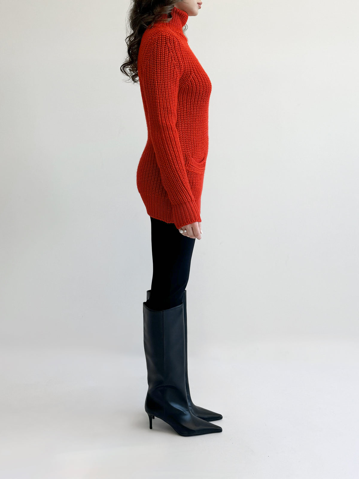 Chunky Mock Neck Sweater - Maska