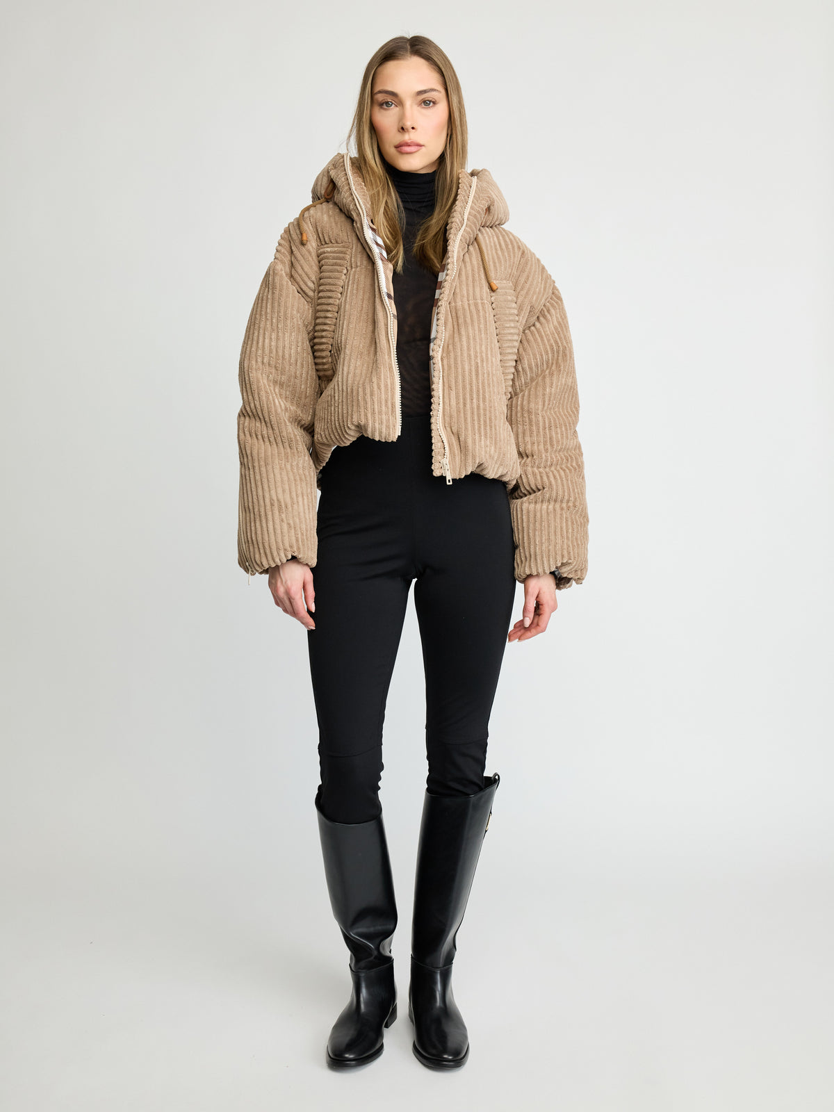 Corduroy Puffer Jacket - Maska