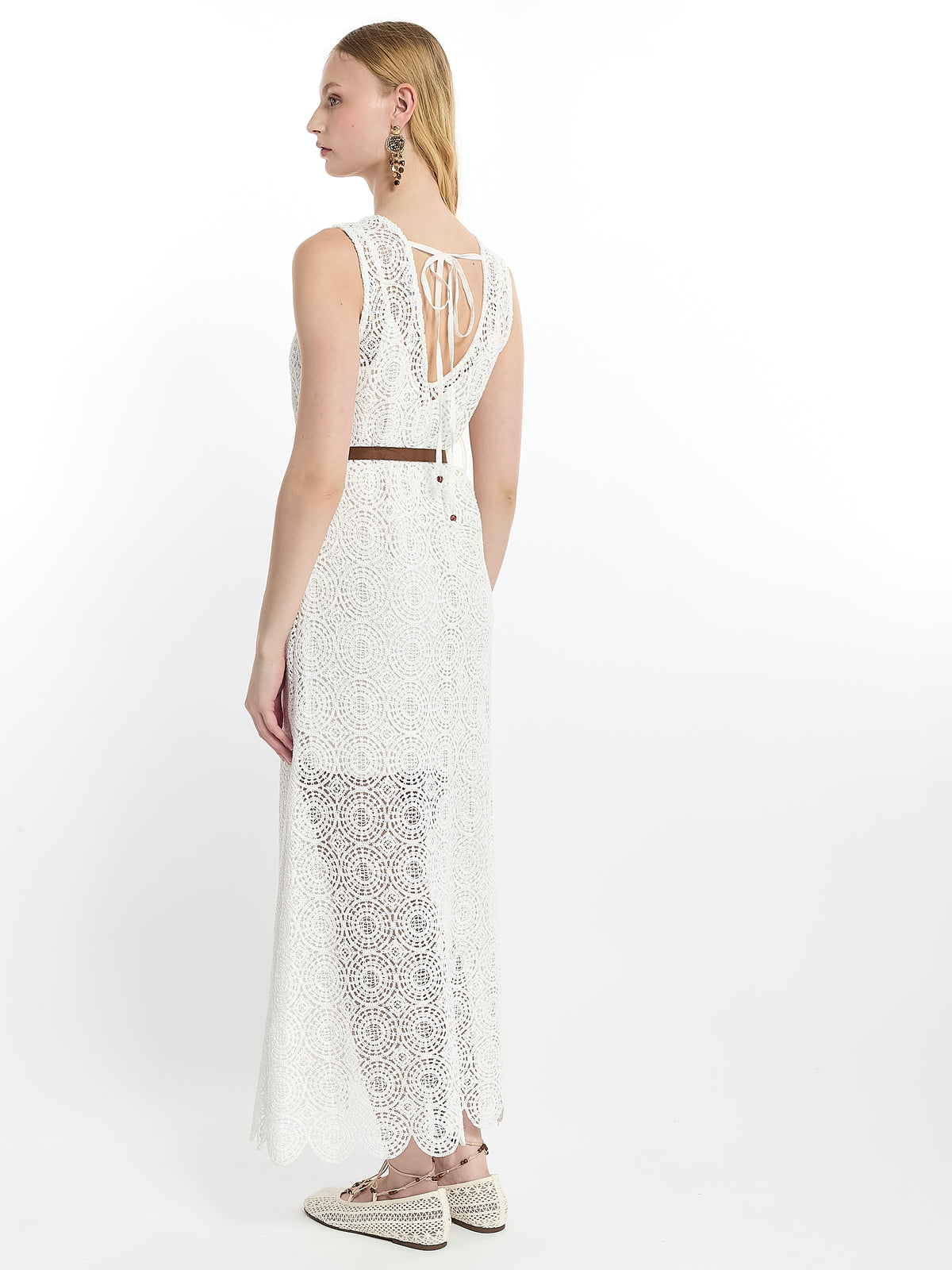 Crochet Midi Dress