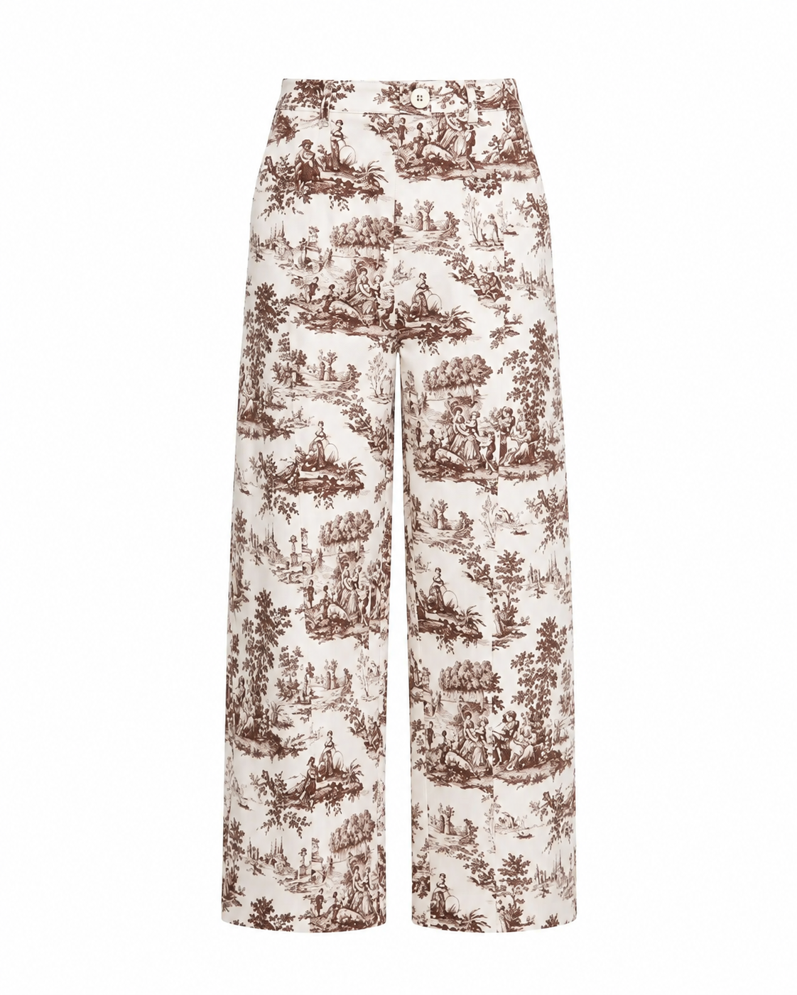 Toile Print Trousers