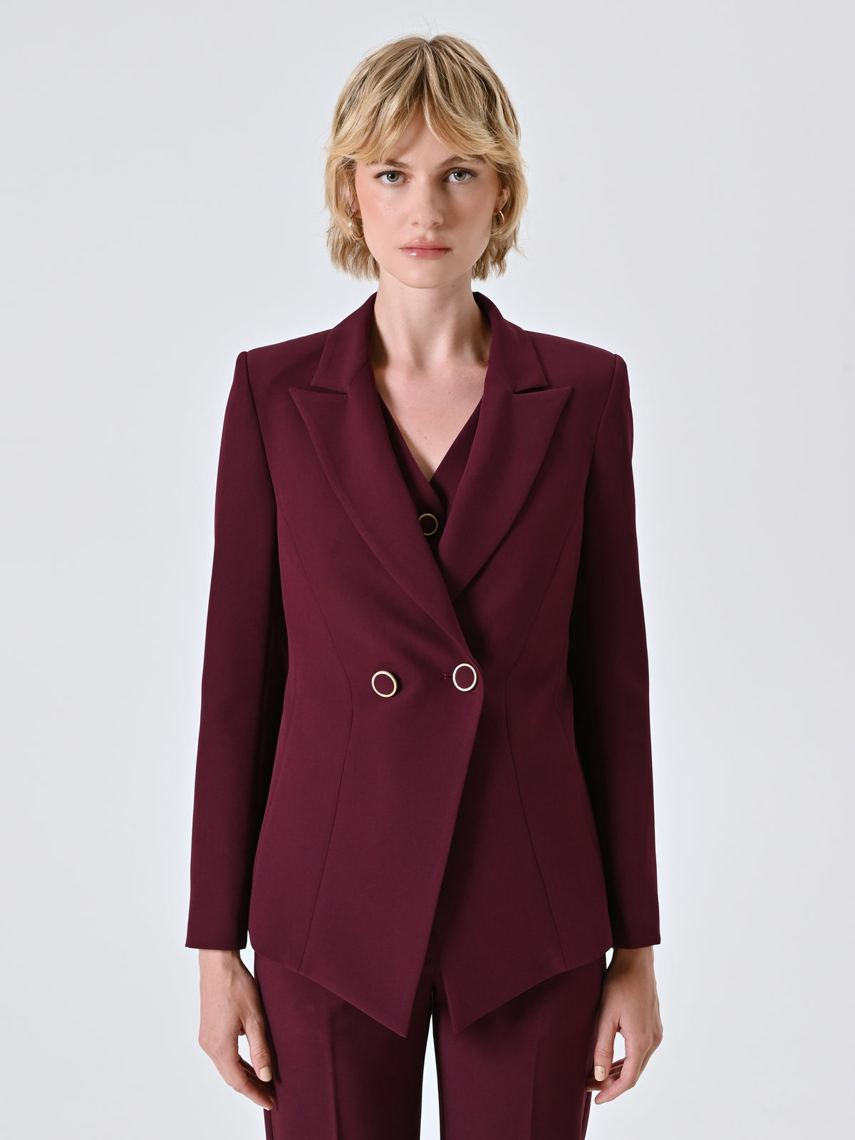 Double-Breasted Jacket in Technical Fabric - Maska