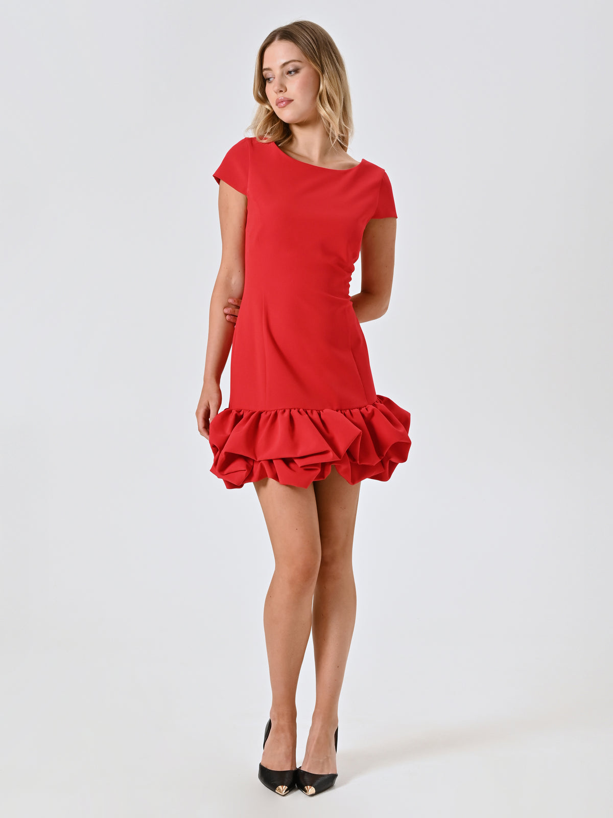 Dress with Balloon Skirt - Maska