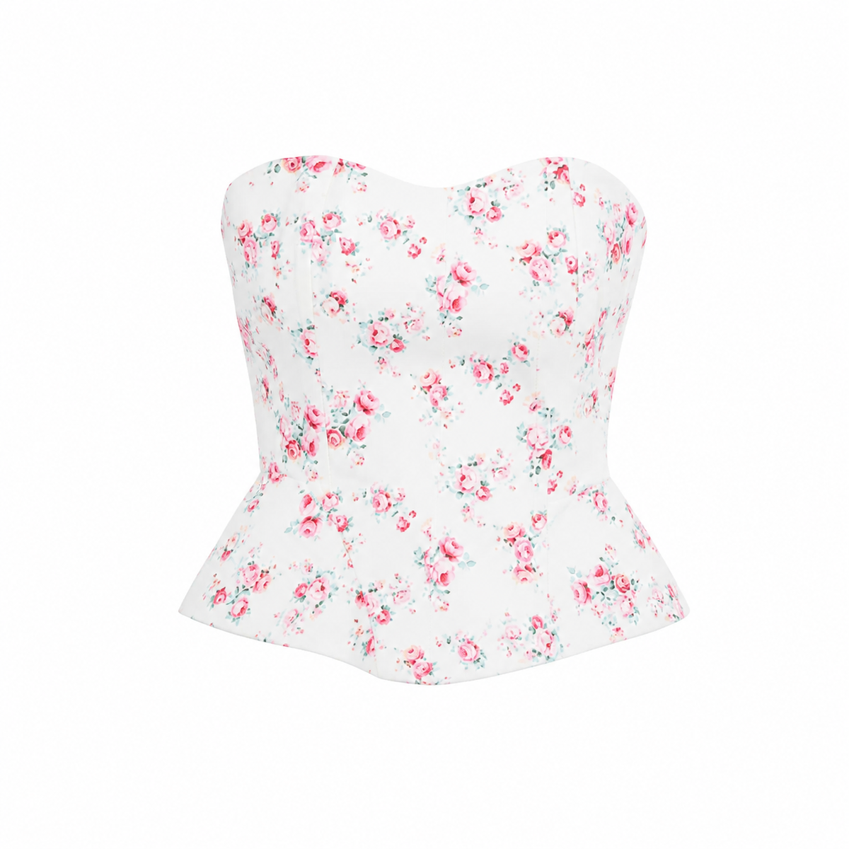 Floral Peplum Top - Maska